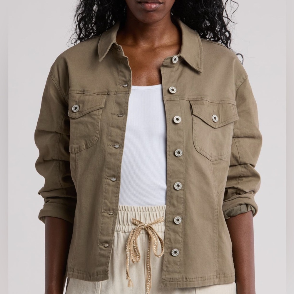 Nordstrom Democracy Utility Shacket – Size Small (NWT) with pockets!